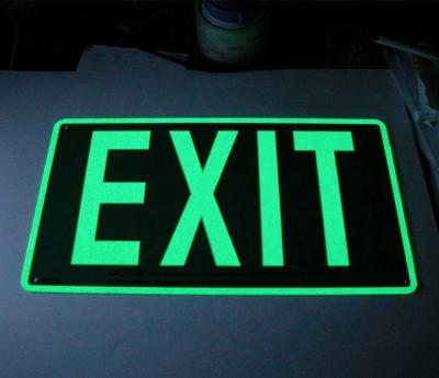 China Rechargeable Photoluminescent Safety Exit Sign Emergency Evacuation Running Man for sale