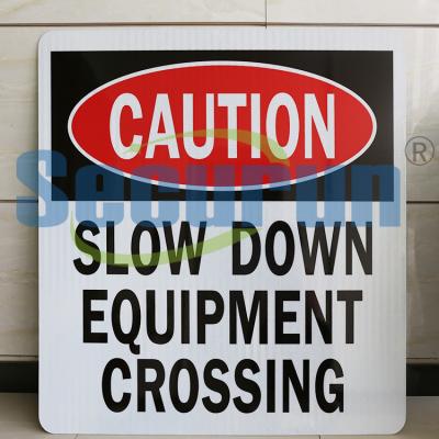 China Aluminum Safety CAUTION Slow Down Sign for sale