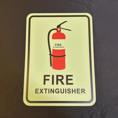 China Rectangle Luminous Fire Extinguisher Signs Glow In The Dark 280*380 Mm for sale