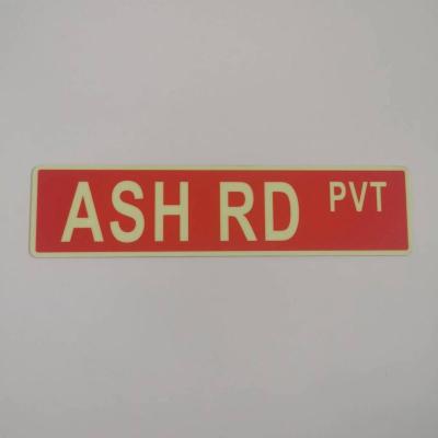China Non-Flammable Photoluminescent Signage Non-Corrosive And Aluminum Material for sale