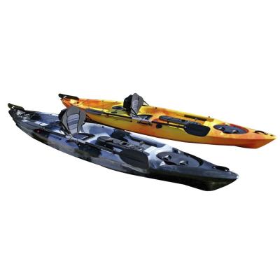 China Fishing Kayak For Sale 13ft Length Rowing Boat For Fisher Solo 1 Person for sale