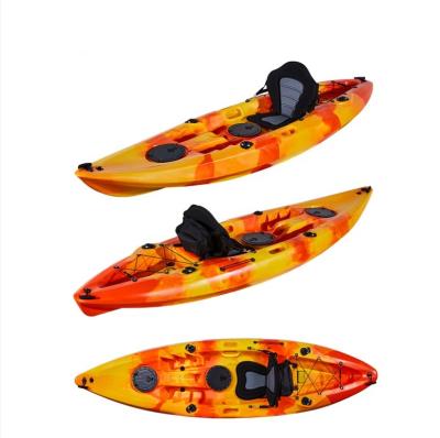 China Plastic Canoe Kayak Sit On Single Fishing Kayak Wholesale for sale