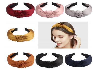 China GLH001 Vintage satin hair headband women's accessories wholesale Europe United States knotting for sale