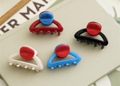 China Retro girl chic color grab clip sweet hair grab back of head clip short hair claw hair accessories for sale