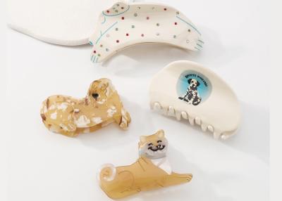 China Fashion creative fun cute animal hairpin dog Corgi Shiba grasping clip coihair shark clip Yiwu accessories for sale