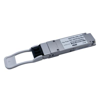 China Hot pluggable 100G QSFP28 Module 100GBASE-ZR4 80KM For SFP Network Switch for sale