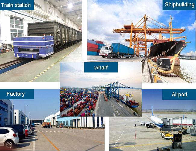 Motorless Rail Dolly Towed Type Industrial Heavy Duty Handling Equipment