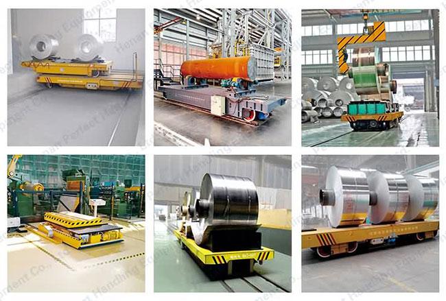 Rail Cart Timber Transfer Electric Building Site Track Bogie Handling Vehicle