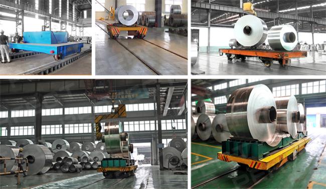 30t Industry Steel Welding Frame Coil Transfer Trolley used Material Transport Popular
