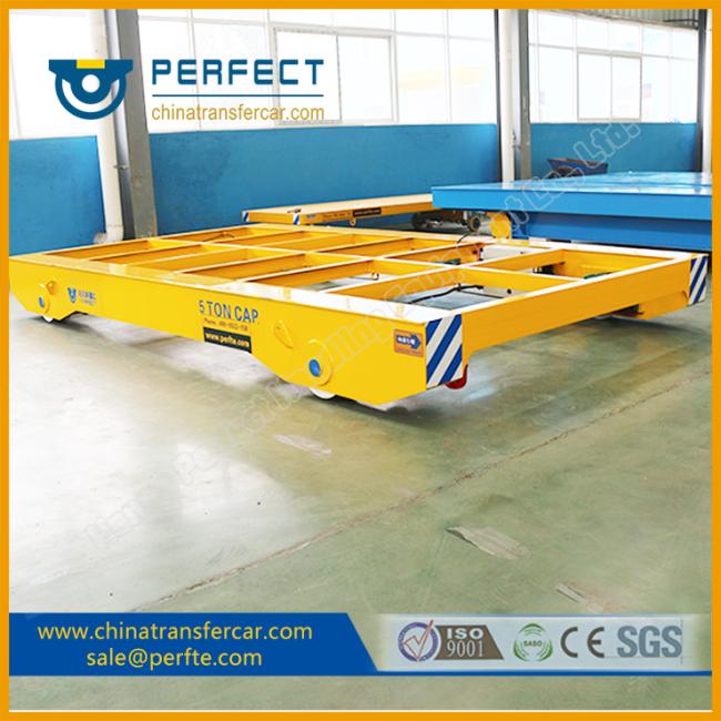 the 5ton Cable Reel Powered Abrasive Blasting Rail Transfer Cart as Print Industry