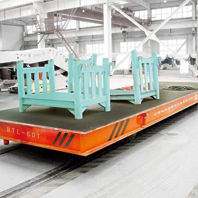 cable power transfer vehicle for material handling in workshop