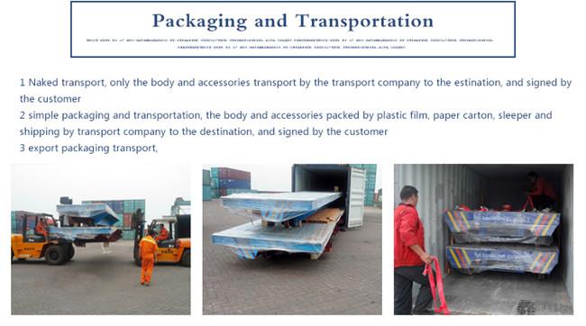 battery powered Turntable Transfer Cart vehicle for material transportation