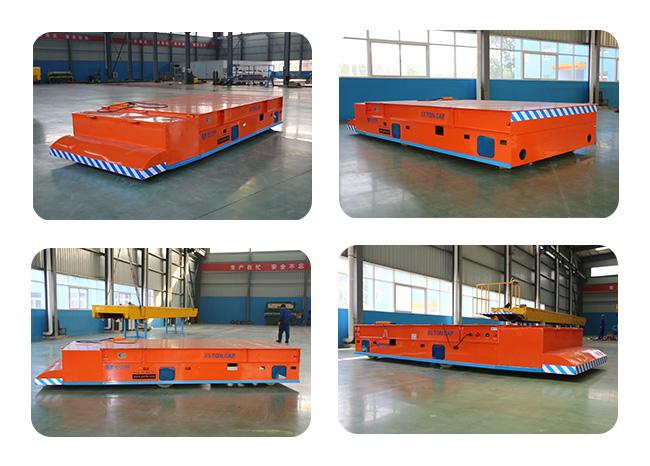electric Material industrial trailer coils mold and die industrial warehouse use motorized rail transfer carts