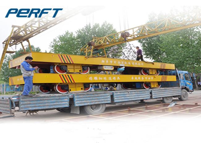 electric Material industrial trailer coils mold and die industrial warehouse use motorized rail transfer carts
