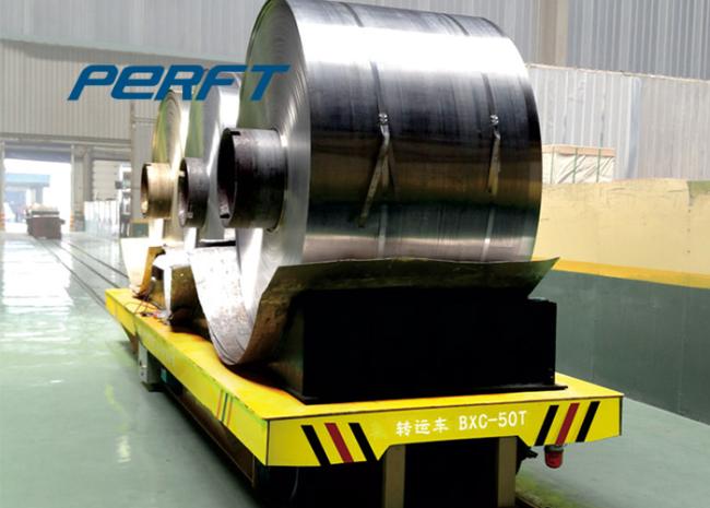 battery powered trackless transfer cart