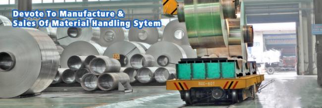 U-shape or roller cable reel motorized steel coil transfer car on rails for factory aluminum coils cargo transportation