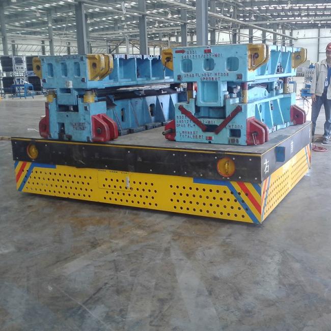 trackless transfer cart for factory transportation