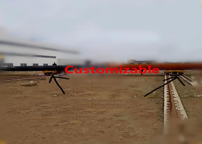 4 wheel Rail Guided Transfer Cart can applied in hot metal ladle and molten steel ladle steel factory