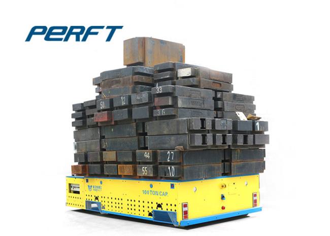 40T Battery Powered Industrial Trackless Trolleys for Heavy Material Transportation