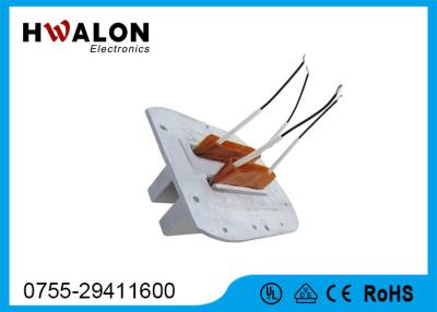 China Diseño bajo de cerámica de la ondulación de la resistencia de aire del calentador de aire del baño del pie 220V 800W en venta