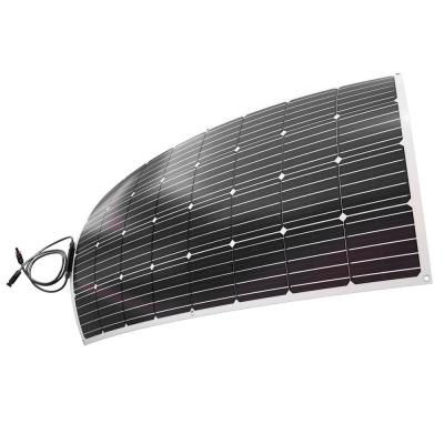 China Flexible Monocrystalline Bendable Solar Panel 175W 18V 12V Lightweight Waterproof for sale