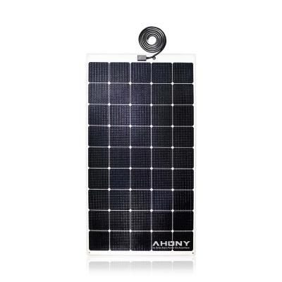 China Paneles solares marinos rígidos e impermeables ETFE Panel solar para vehículos recreativos de 160 vatios en venta