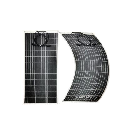 China 120w Solar Flexible Panels IP67 Monocrystalline Marine Solar Panels For RV Camping Boat for sale
