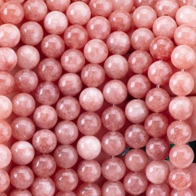 Chine 8 mm pierre solaire perles de pierre précieuse de guérison perles de pierre de cristal pour la fabrication de bijoux à vendre