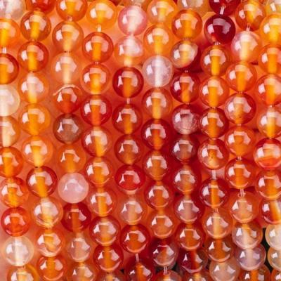 Chine 8 mm de pierre précieuse de quartz de feu Perles de pierre de cristal de guérison Perles pour la fabrication de bijoux à vendre