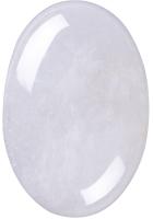Quality Natural Clear Quartz Palm Stone Unisex Oval Clear Quartz Stone For Reiki Energy for sale