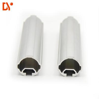 China 6005T6 Profile Aluminium Alloy Tube / Anodized Aluminium Pipe 2.3mm Thickness for sale
