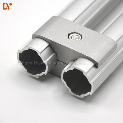 China 73g Precision Lean Aluminum Pipe Connector Joint For Pipe System for sale