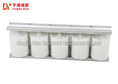 China Weiße Farbschiebetür-Rollen-Räder galvanisierten Stahlrahmen-Material zu verkaufen