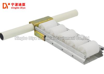 China PE / ABS Wheel Industrial Placon Roller Track 4000mm Length For Gravity Flow Rail for sale