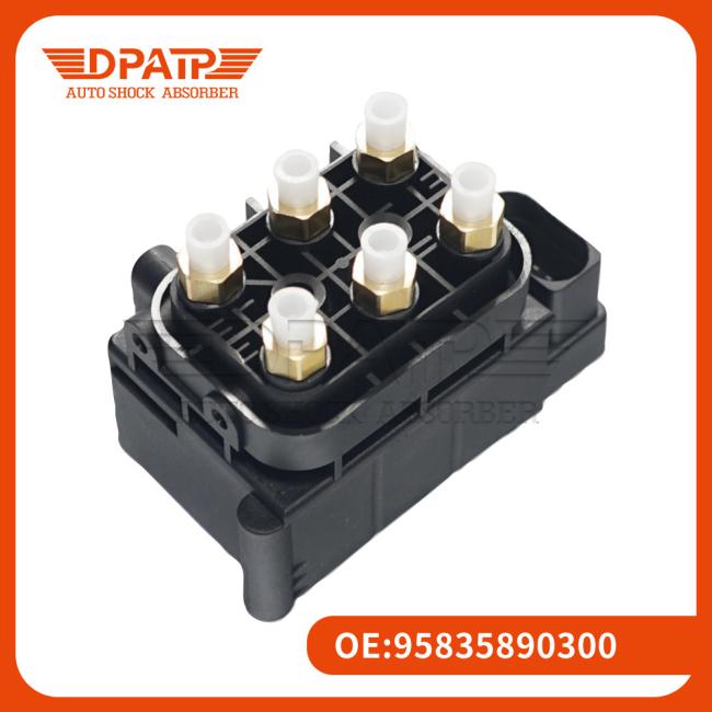 Air Suspension Compressor Solenoid Valve Block 95835890300 for Audi Q7/Cayenne/Touareg