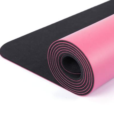 China High quality OEM LOGO non-slip Exercise mat natural rubber yoga mat for sale