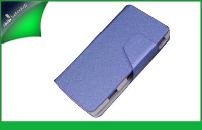 China Cubierta púrpura de la caja del teléfono móvil del cuero auténtico, caso de Sony Xperia U ST25i en venta