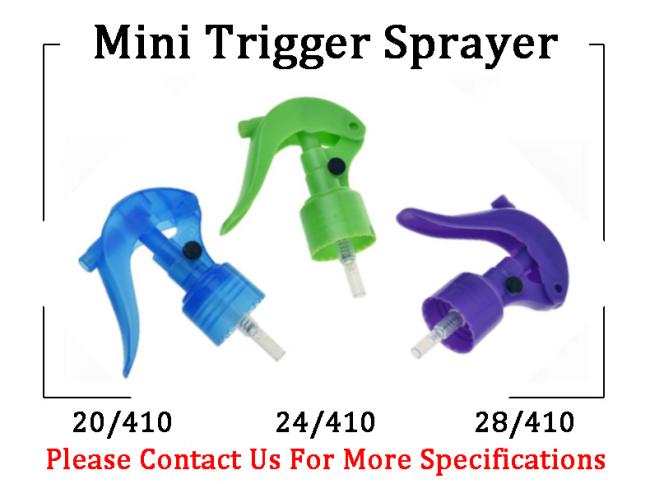 PET Continuous Trigger Sprayer Bottle - Close-up of continuous mist spray technology