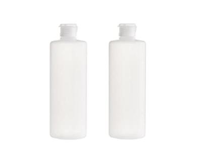 China Transparent Refillable Plastic Cosmetic Squeezable Vial Bottles Flip Cap For Toner Lotion Shower Gel Shampoo zu verkaufen