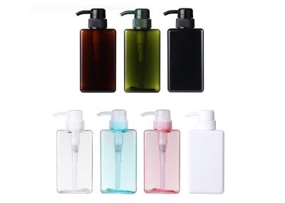 China PETG PP Pump Container Bottle , 450ML Empty Plasic Bottle With Lotion Pump for sale