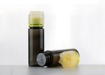 China 120ML Capacity Eye Dropper Bottles , Empty Oil Bottles With Clear Yellow Cap for sale