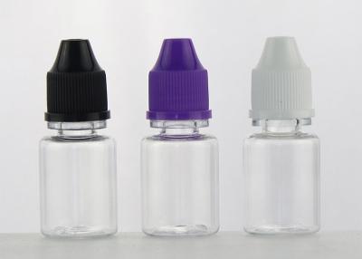 China Comestic Packing E Liquid Bottle 20ml Transparent Color With Anti Fall Cap for sale