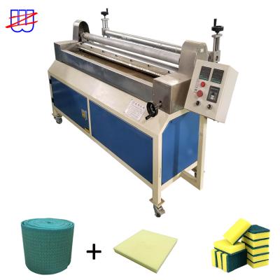 China Kitchen Sponge Cloth and Plastic PVC Film Gluer Machine with Hot Melt Glue Technology for sale