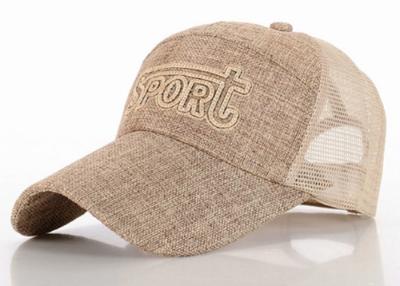 Chine Chapeaux de maille brodés par toile d'été, chapeaux réglables de Snapback de dos de maille à vendre