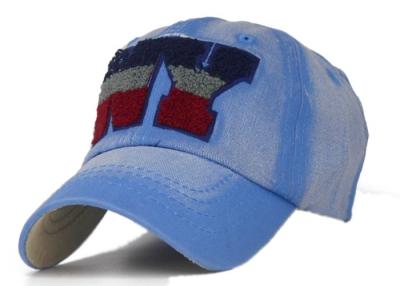 China Patch Logo Blue Ny Cap Breathable Cotton Multi Color Tight / Smonth For Summer for sale