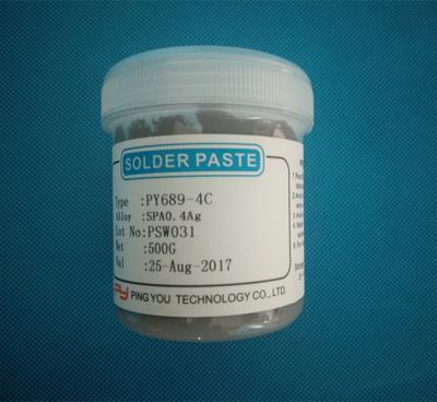 China No Clean Solder Paste , Lead Silver Solder Paste With 25 - 45um BGA Welding for sale