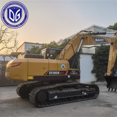 China Sy205H 20,5 toneladas Excavadora SANY Usada Com Circulação Hidráulica Eficiente à venda