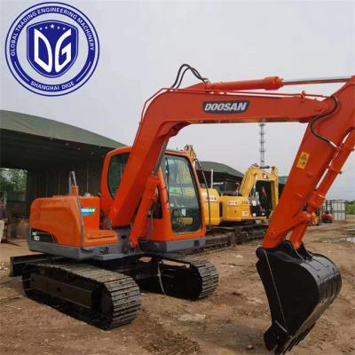 China Used Doosan DX80 8Ton Small Excavator High Eficiency Good Quality On Sale for sale