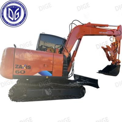 China Gently Used ZX60 6 Ton Used Hitachi Excavator With High Quality Components for sale