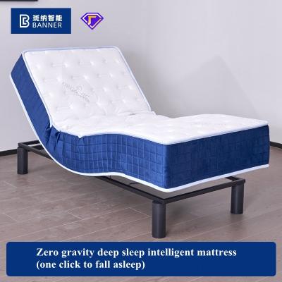 China BN Multi Functional Lifting Intelligent Mattress Wireless Control Smart Electric Mattress Latex Massage Function Bed for sale